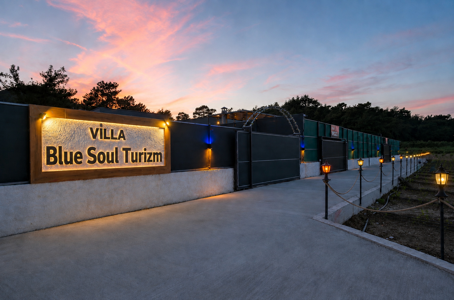 Blue Soul Turizm tesis girişi